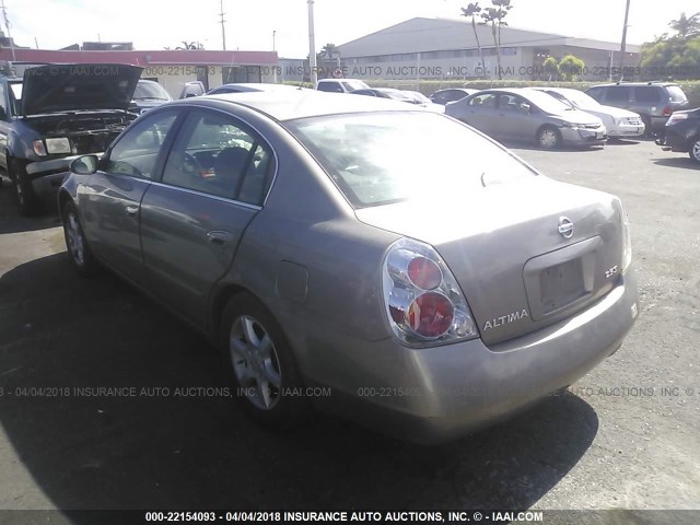 1N4AL11D85C108302 - 2005 NISSAN ALTIMA S/SL GRAY photo 3