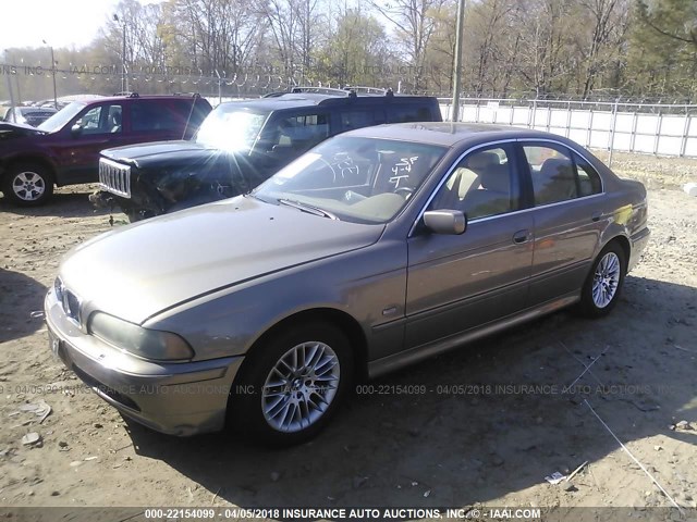 WBADT63452CH90830 - 2002 BMW 530 I AUTOMATIC GOLD photo 2