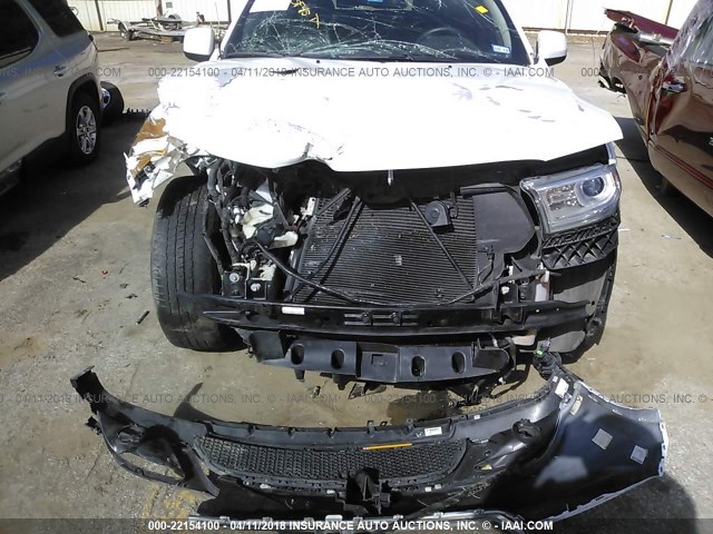 1C4RDHAG1EC575963 - 2014 DODGE DURANGO SXT WHITE photo 6