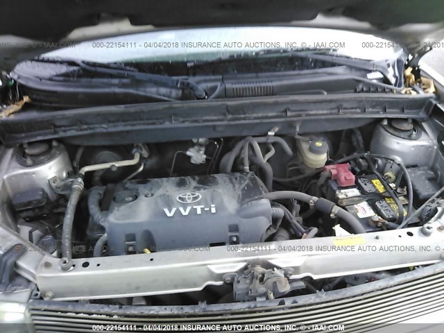 JTLKT324864072720 - 2006 TOYOTA SCION XB ვერცხლისფერი ფოტო 10