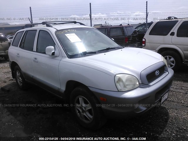 KM8SC13D43U349725 - 2003 HYUNDAI SANTA FE GLS/LX WHITE photo 1