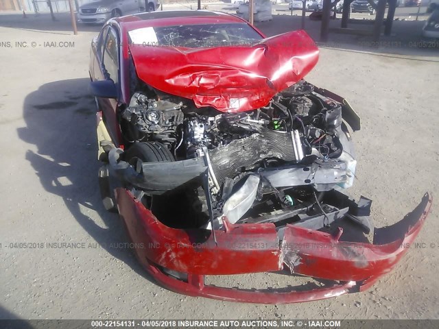 1G8AV18B37Z109053 - 2007 SATURN ION LEVEL 3 RED photo 1