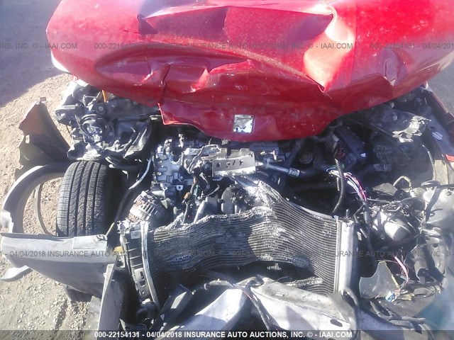 1G8AV18B37Z109053 - 2007 SATURN ION LEVEL 3 RED photo 10