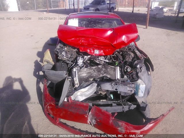 1G8AV18B37Z109053 - 2007 SATURN ION LEVEL 3 RED photo 6