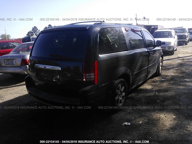 2A8HR54P38R731366 - 2008 CHRYSLER TOWN & COUNTRY TOURING BLACK photo 4