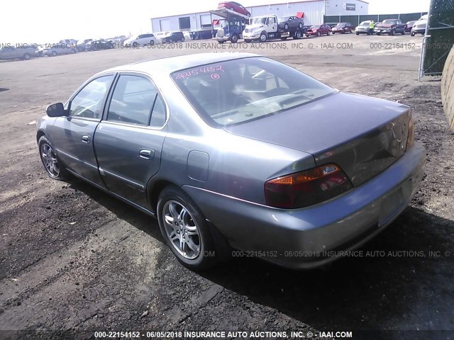 19UUA56611A025591 - 2001 ACURA 3.2TL GRAY photo 3