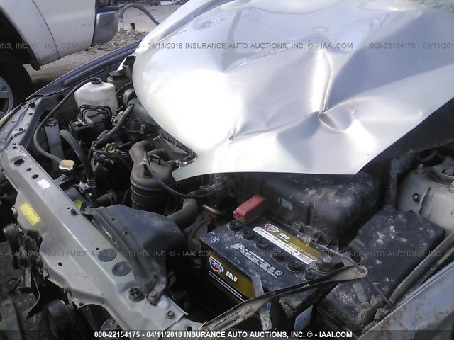 4T1BE32K76U652251 - 2006 TOYOTA CAMRY LE/XLE/SE SILVER photo 10