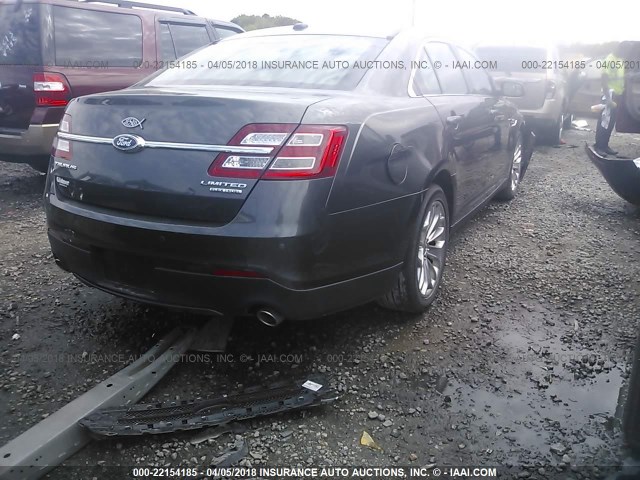 1FAHP2F81FG110312 - 2015 FORD TAURUS LIMITED GRAY photo 4