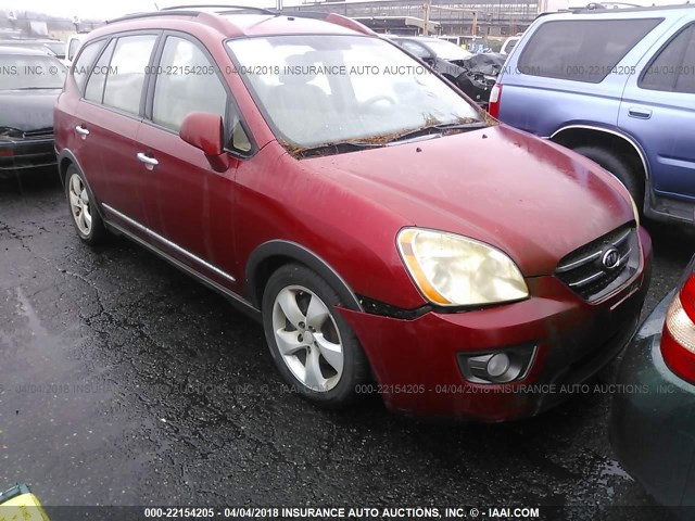 KNAFG526577096758 - 2007 KIA RONDO LX/EX RED photo 1