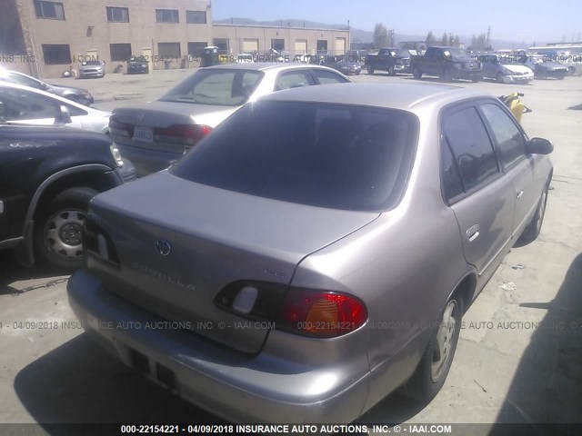 1NXBR18EXWZ014652 - 1998 TOYOTA COROLLA VE/CE/LE 棕色 照片 4