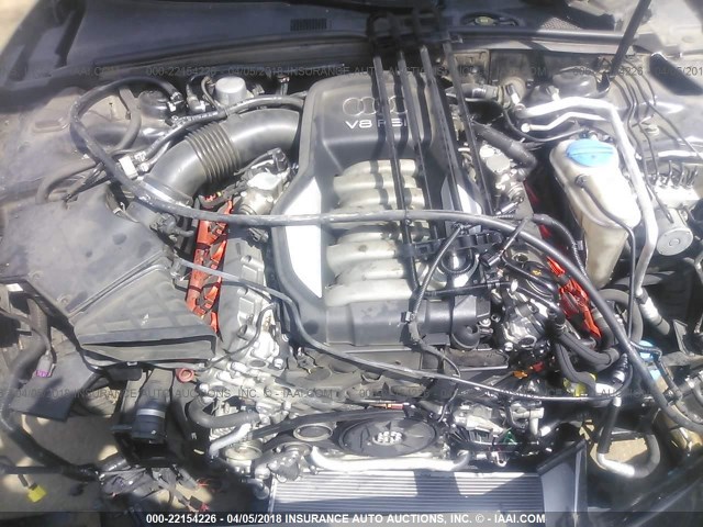 WAUVVAFR7AA005370 - 2010 AUDI S5 PRESTIGE BLACK photo 10