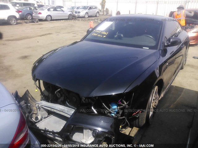 WAUVVAFR7AA005370 - 2010 AUDI S5 PRESTIGE BLACK photo 2