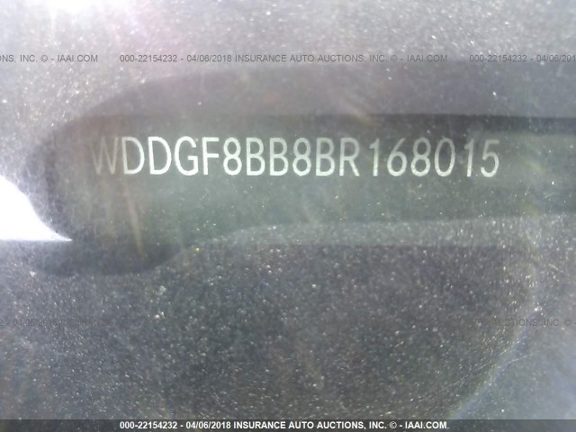 WDDGF8BB8BR168015 - 2011 MERCEDES-BENZ C 300 4MATIC BLACK photo 9