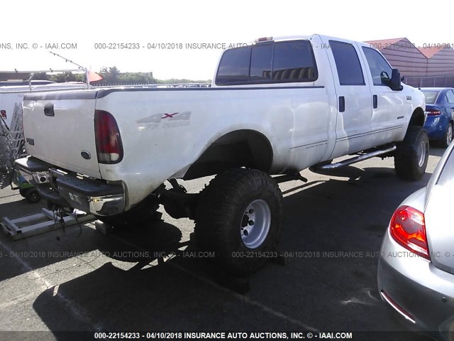 1FTNW21F5XEC35008 - 1999 FORD F250 SUPER DUTY WHITE photo 4