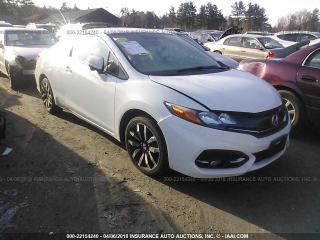 2HGFG3B0XFH514044 - 2015 HONDA CIVIC EXL WHITE photo 1
