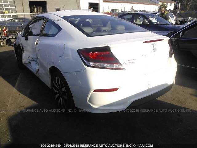 2HGFG3B0XFH514044 - 2015 HONDA CIVIC EXL WHITE photo 3
