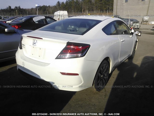 2HGFG3B0XFH514044 - 2015 HONDA CIVIC EXL WHITE photo 4