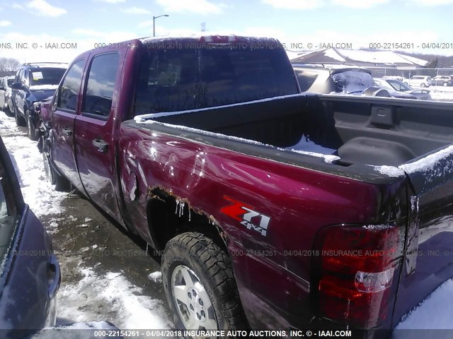 2GCEK13M171674676 - 2007 CHEVROLET SILVERADO K1500 CREW CAB BURGUNDY photo 6