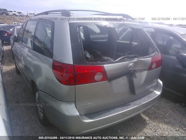 5TDKK4CC2AS330771 - 2010 TOYOTA SIENNA CE/LE SILVER photo 3