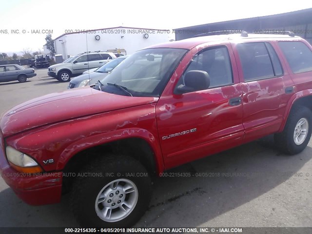 1B4HS28Z9XF585404 - 1999 DODGE DURANGO RED photo 6