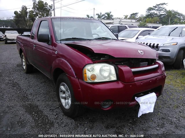 1N6DD26T03C470998 - 2003 NISSAN FRONTIER KING CAB XE RED photo 1