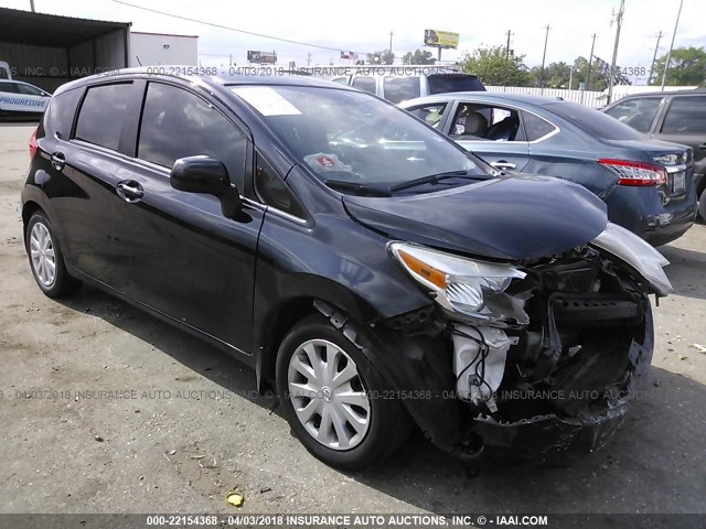 3N1CE2CP8EL381631 - 2014 NISSAN VERSA NOTE S/S PLUS/SV/SL BLACK photo 1