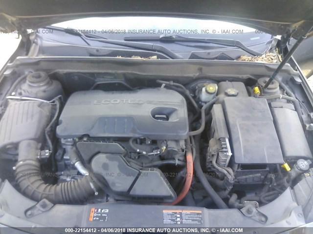 1G11D5RR4DF101917 - 2013 CHEVROLET MALIBU 1LT 灰色 照片 10