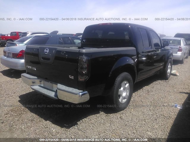 1N6AD07U87C466265 - 2007 NISSAN FRONTIER CREW CAB LE/SE/OFF ROAD BLACK photo 4