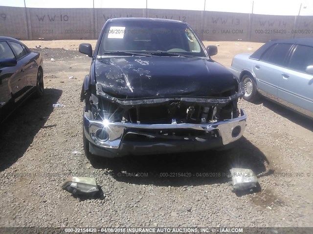 1N6AD07U87C466265 - 2007 NISSAN FRONTIER CREW CAB LE/SE/OFF ROAD BLACK photo 6