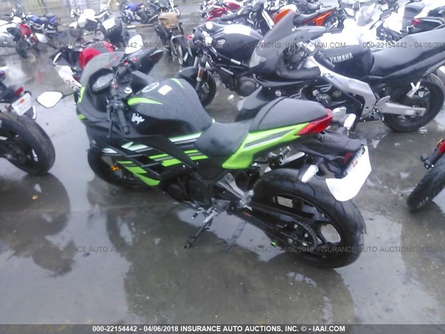 JKAEX8B16GDA27998 - 2016 KAWASAKI EX300 B GREEN photo 3