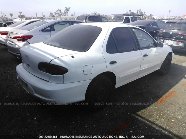 1G1JC524827310652 - 2002 CHEVROLET CAVALIER CNG WHITE photo 4