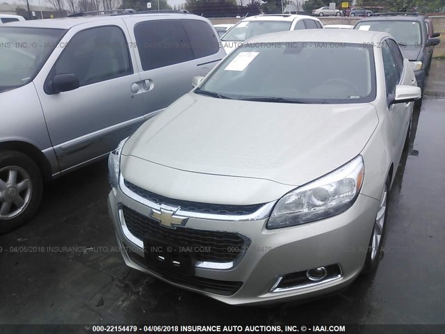 1G11H5SL4EF137196 - 2014 CHEVROLET MALIBU LTZ 金色 照片 2