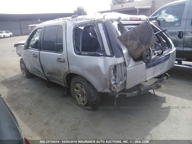 1FMZU72K53ZA76568 - 2003 FORD EXPLORER XLS/XLS SPORT SILVER photo 3