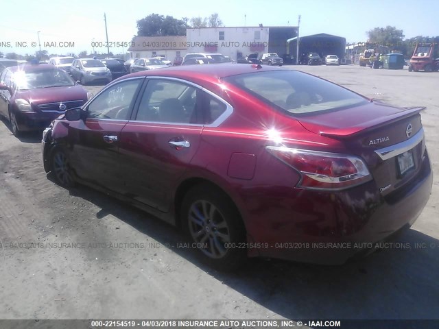 1N4AL3AP6FC466005 - 2015 NISSAN ALTIMA 2.5/S/SV/SL RED photo 3