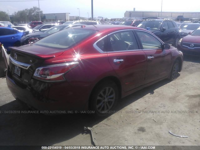 1N4AL3AP6FC466005 - 2015 NISSAN ALTIMA 2.5/S/SV/SL RED photo 4