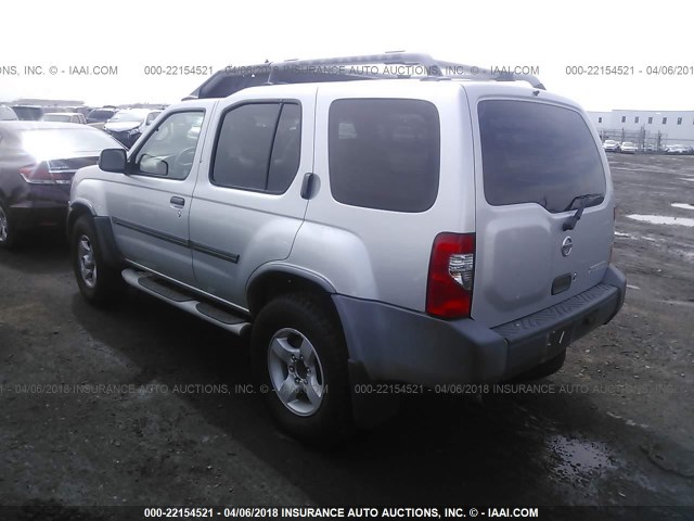 5N1ED28Y44C641801 - 2004 NISSAN XTERRA XE/SE SILVER photo 3