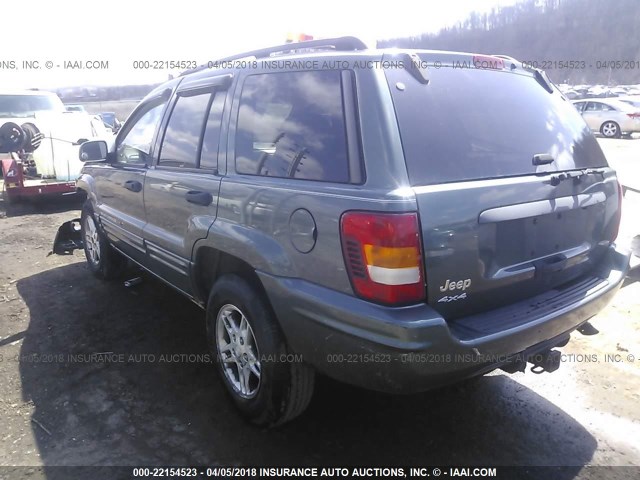 1J4GW48S74C185334 - 2004 JEEP GRAND CHEROKEE LAREDO/COLUMBIA/FREEDOM 灰色 照片 3