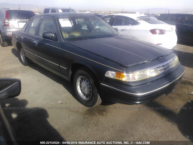 2FALP74W3VX117862 - 1997 FORD CROWN VICTORIA LX BLUE photo 1