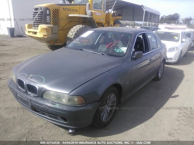 WBADT63413CK35095 - 2003 BMW 530 I AUTOMATIC GRAY photo 2