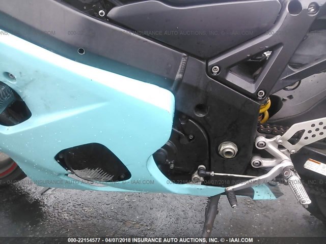 JS1GN7CA742104857 - 2004 SUZUKI GSX-R600 K TURQUOISE photo 9