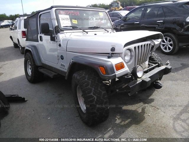 1J4FA39S84P799689 - 2004 JEEP WRANGLER X SILVER photo 1