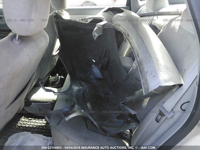 2G4WC582X61165325 - 2006 BUICK LACROSSE CX SILVER photo 8