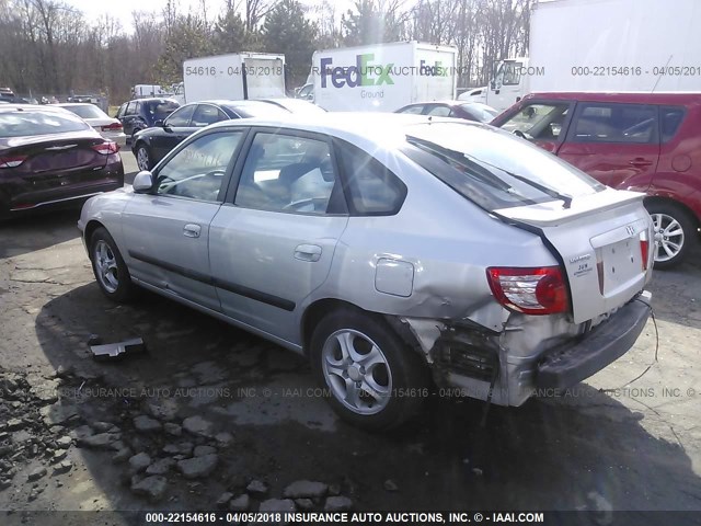 KMHDN56D85U149102 - 2005 HYUNDAI ELANTRA GLS/GT SILVER photo 3