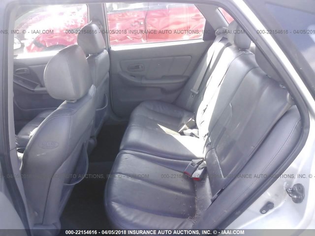 KMHDN56D85U149102 - 2005 HYUNDAI ELANTRA GLS/GT SILVER photo 8