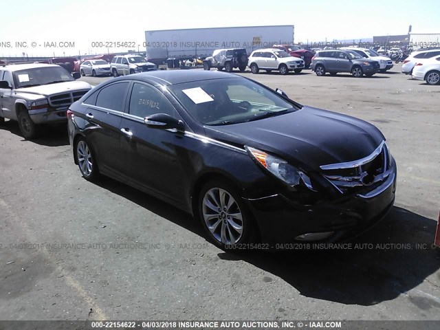 5NPEC4AB3CH362500 - 2012 HYUNDAI SONATA SE/LIMITED BLACK photo 1