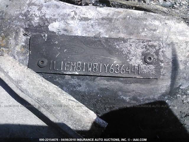 1L1FM81W81Y636441 - 2001 LINCOLN TOWN CAR EXECUTIVE BLACK photo 9