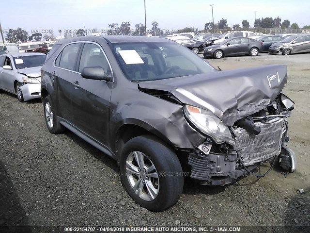 2CNALBEW9A6260888 - 2010 CHEVROLET EQUINOX LS BROWN photo 1