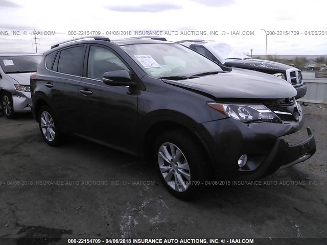 2T3DFREV8FW311298 - 2015 TOYOTA RAV4 LIMITED GRAY photo 1