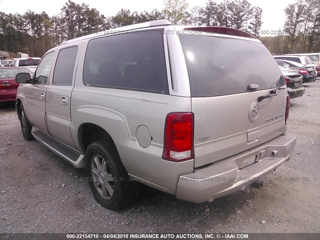 3GYFK66N85G227606 - 2005 CADILLAC ESCALADE ESV GRAY photo 3