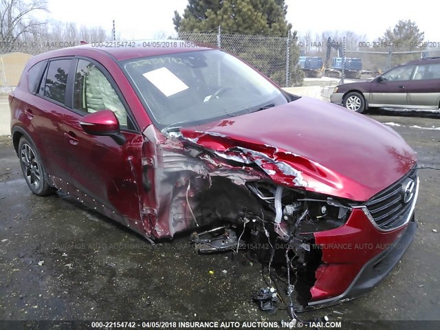 JM3KE4DY4G0722249 - 2016 MAZDA CX-5 GT RED photo 1